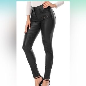 NWT Ecupper Faux Leather Pants Meduim